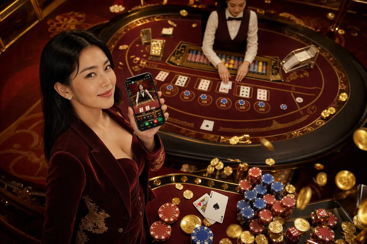 m99win Casino dealer langsung profesional